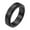 Black, variant on Stainless Steel 6MM Rotatable Lucky Anxiety Ring Hammered Band for Men Women Rose Gold Size 10