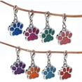 thumbnail image 6 of 8 Pcs Dog Paw Stitch Markers 8 Colors Enamel Alloy Crochet Stitch Marker Charms Removable Dangle Locking Stitch Marker for Knitting Weaving Sewing Accessories Quilting Handmade Jewelry, 6 of 9