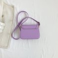 thumbnail image 4 of Bolsa De Hombro Bolso bandolera para mujer, bolso de sillín retro informal, bolso elegante para mujer (púrpura) Ehuebsd Para Estrenar, 4 of 5