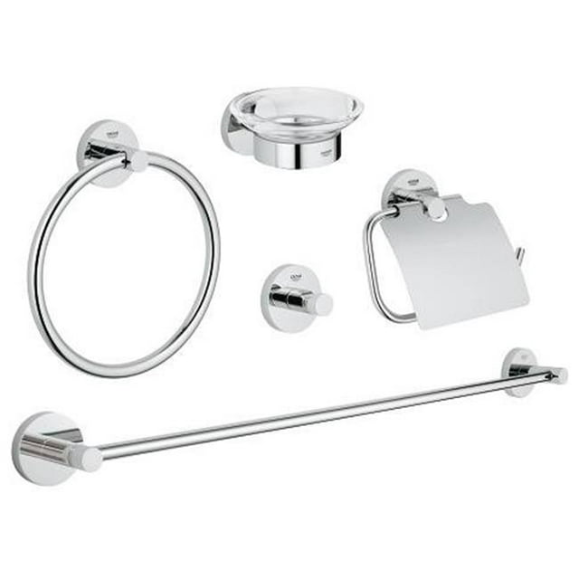 Grohe 40344001 Accessoires de Salle de Bain Ensemble &44; Bundle Chrome