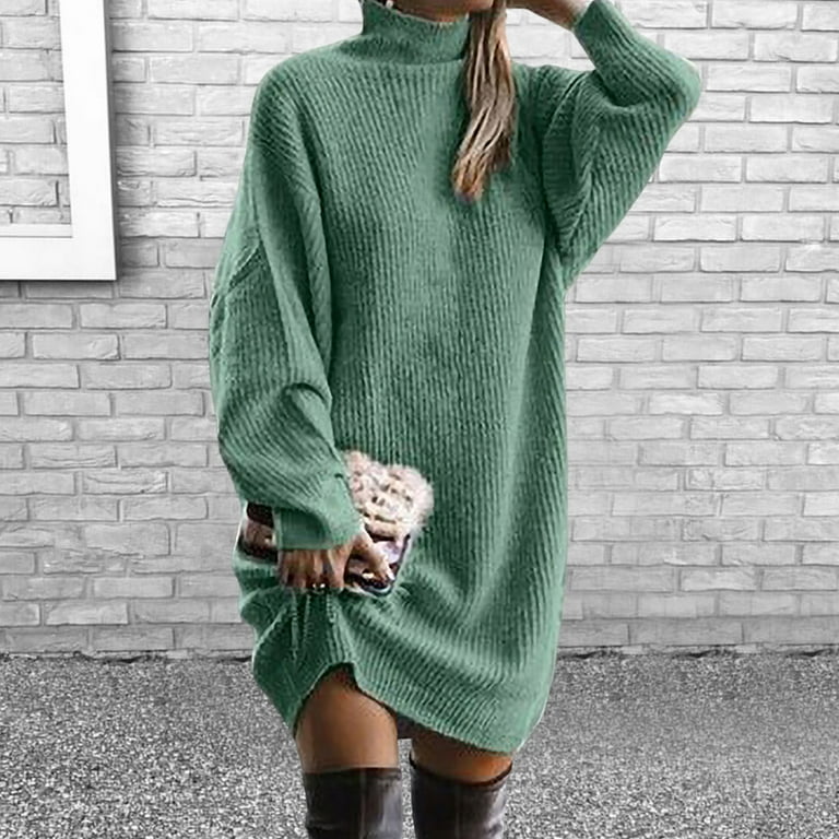 knit short sleeve dress Turtle Bay New York Women's Vivid Blue Colored Knit Wide Scoop Neck Short Sleeve Dress in A-Line Aymmetrical Hem