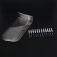 thumbnail image 2 of 12 Pack Étagères à Chaussures Flottantes, Acrylique Transparent Mural, pour Chaussures et Espadrilles de Collection, 12 x Support à Chaussures 2 x kit de Vis, Transparent, 2 of 8