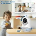 thumbnail image 2 of HelloBaby 6.0" LCD Wireless Video Baby Monitor, 4000mAh Rechargeable Battery, Remote Pan-Tilt-Zoom, 2 of 8