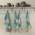 thumbnail image 4 of GZHJMY Mexican Talavera Kitchen Dish Towel Set of 4, Super Absorbent Soft Drying Cloth Tea Bar Towels, 28"x 18", 4 of 6