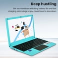 thumbnail image 6 of CHIBBS Kids' Portable Laptop Computer Powered by Windows 11 Intel, 8gb Ram+ 128gb Rom, 10.1" Inch Personal Laptop Computer, HDMI, USB, Bluetooth, Wi-Fi, - Blue, 6 of 9