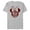 Athletic Heather, variant on Men's Minnie Mouse Best Mom Ever Silhouette Graphic Tee Red Medium