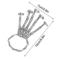 thumbnail image 3 of Fiudx Pulsera de Esqueleto, Accesorio de Aleación Punk, Diseño de Mano Tentadora, Ajuste Cómodo y Ligero, Ideal Disfraz de Halloween, Ideal para Fiestas En Discotecas, Ideal Regalo Unisex, Talla Ajus, 3 of 6