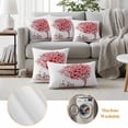 thumbnail image 5 of Valentine's Day Outdoor Waterproof Pillow Covers Set of 2, Modern Red Heart Love Tree Bicycle Romantic Pillowcase Decorative Throw Cushion Cases for Patio Garden Couch 20 x 20 Inches, 5 of 9