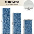 thumbnail image 4 of Blue Pioneer Flower and Paisley Pattern Kitchen Rugs Sets Of 3,Kitchen Runner Rugs Non Skid Washable,Decorative Kitchen Floor Mats for Kitchen,Sink,Laundry,17"x30"+ 17"x47" + 17"x59", 4 of 6