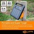 thumbnail image 3 of Gallagher Portable Solar Electric Fence Energizer with Solar Battery, Black, 3 of 8