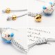 thumbnail image 4 of Pulsera tejida de hilo estilo chino con diseño de gato, ajustable, para mujeres y adolescentes (azul), 4 of 5