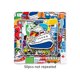 thumbnail image 4 of 50pcs Means Of Transportation Graffiti Pattern Cartoon Anime Guka Stickers For Kids Cute Fashion Love Graffiti Waterproof Stickers Suitable For Laptop, 4 of 5