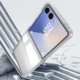 thumbnail image 6 of ELEHOLD for Samsung Galaxy Z Flip 7 2025 Case,Crystal Clear Non-Yellowing Shockproof Anti-Scratch Transparent Hard Back Slim Fit Case for Samsung Galaxy Z Flip 7 2025,White, 6 of 7