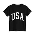 thumbnail image 5 of Zshosam Baby T Shirt Unisex Kids Thin Pullover Sweatshirt T-Shirt Toddler Baby Crewneck Short Sleeve Tshirts Tops Blouse Size 3T 4T,(Black 3-4 Years), 5 of 5