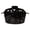 Black, variant on Uniflame C-1929 PORCELAIN COATED LATTICE TOP STEAMER- BLACK WITH WHITE SPECKLES