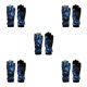 thumbnail image 2 of Guardurnaity Guantes para niños Guantes impermeables para ciclismo Motocicleta Estampado floral Fleece Girls Boys Guante para deportes de patinaje Type5 NO5, 2 of 6
