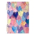 thumbnail image 2 of Notebook 8.3x5.7x0.4 Inch One Sizex2 Journey Note Diary Hardcover Notebook 60 Pages,80g Paper Writing Smooth and Not Easy to Break Pink Heart, 2 of 8