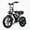 Black, variant on AMYET G60 Peak 1500W Electric Bike, 20" Fat Tire E-Mountain Bikes, 48V 20Ah 32MPH Ebike for Adults Full Suspension UL2849