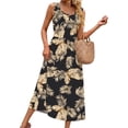 thumbnail image 4 of Fantaslook Summer Dresses for Women Sleeveless Casual Long Dress Beach Vacation Sundresses with Pockets, 4 of 10