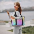 thumbnail image 4 of Sigee Colorful Glitters for Hand Travel Bag,Sports Tote Gym Bag for Men and Women, 4 of 7