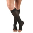 thumbnail image 1 of Truform Knee High Stockings, Open Toe: 20 - 30 mmHg, Black, Large, 1 of 7