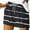 Black womens pant, variant on Wenini Cozy Women Pants Up to 65% Off Striped Print Mini Short Pants Fashion Casual Drawstring Elastic Waist Short Pants with Pocket , Gift on Clearance