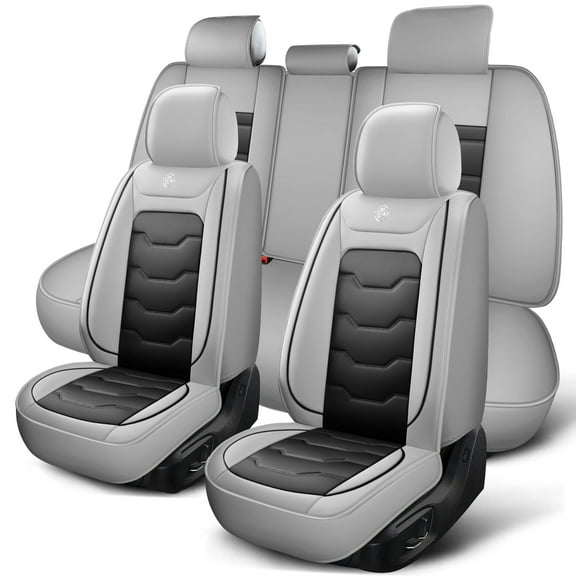 Complete Set of Car Seat Covers, Universal Style, Rear Seat Covers Are Adjustable, Suitable for 90% of Car Models