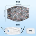 thumbnail image 3 of Cute Rottweiler Dog Graphic Printed Cloth Face Masks Reusable Washable Adjustable for Adults (1 PCS), 3 of 5