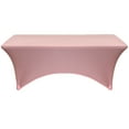 Stretch Spandex 6 ft Rect. Table Cover Dusty Rose - Walmart.com