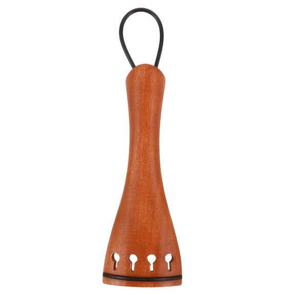 1 Set Violin Tailpiece Kit With Fine Tuners And Tailgut Wood Violin Parts Wood Violin Tuning Pegs End Pin 4/4 Violin String Adjusters Suitable For Violin Repair