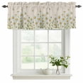 thumbnail image 2 of 2 Pack Valances for Windows, Spring Daisy Window Valances for Living Room/Bedroom/Bathroom, Farmhouse Vintage Botanical Blossom Florals Light Filtering Kitchen Curtain Valance 42"W x12" L, 2 of 9