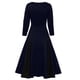 thumbnail image 1 of Moda Mujer Tallas grandes Halloween Calavera Encaje Insertar Mock Button Bowknot Vestido Fridja yut4045, 1 of 3