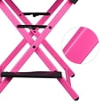 thumbnail image 3 of Byootique 28" Height Tall Director Chair Folding Artist Makeup Beauty Salon Pink, 3 of 11