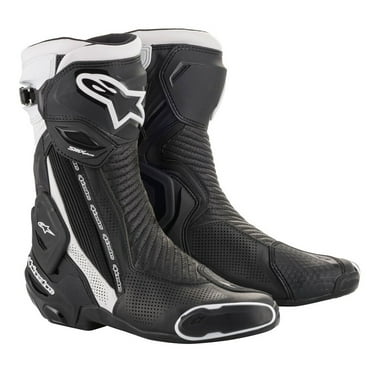 Alpinestars SMX Plus Vented Mens Motorcycle Boots Black/White 38 EUR