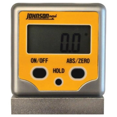 

Johnson Level 1886-0300 Professional Magnetic Digital Angle Locator 3 Button with V-Groove