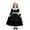 A98 Black, variant on Nurse Costume Dress for Girls with Hat and Cross Patch Halloween Role Play Uniform Kids Medical Themed Outfit