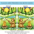 thumbnail image 5 of Toland Home Garden 101175 Camping Bear summer Flag 28x40 Inch Double Sided for Outdoor Camp House Yard Decoration, 5 of 5