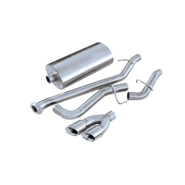 Gibson 65585 Stainless Steel Cat-Back Dual Sport Exhaust System - 2.25" Tubing, Side Exit, Lifetime Warranty