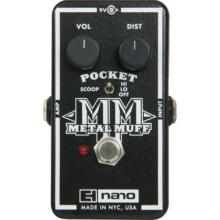 Electro-Harmonix Nano Pocket Metal Muff Distortion Guitar Effects (Best Pedal For Black Metal)