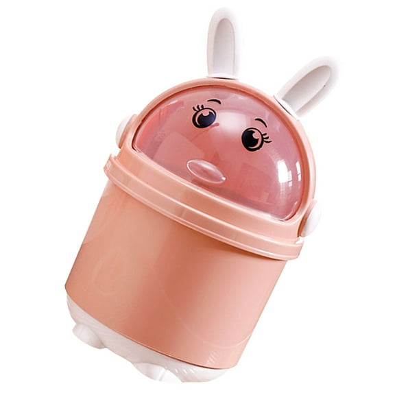 OUNONA  Waste Basket Trash Can Bins Office Cans for near Desk Small