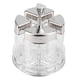 thumbnail image 4 of Tarros giratorios para condimentos, recipiente acrílico con estante de almacenamiento para cocina y hogar, 4 Uds., 4 of 5
