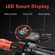 Electric Scooter - Mankeel 800W Motor, Electric Scooter with 10 Air-Filled Off-Road Tires, 28Mph Top Speed, Max 31 Miles Long Range, Dual Braking System for Teen and Adults
