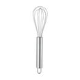 thumbnail image 1 of Batteur à Oeufs en Acier Inoxydable à Main Ergonomique à Poignée Ronde pour Cuisson Fouettage Rapide, 1 of 8