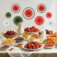 thumbnail image 4 of Ramadan & Eid Hanging Decoration (Set of 9 Watermelon Paper Fans), 4 of 4