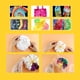 thumbnail image 2 of 3 colores Tie Dye Kit DIY Fabric Textile Dye Set, 2 of 8
