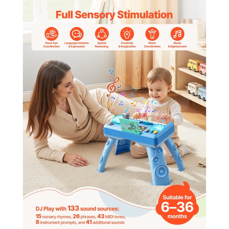 KFFKFF Baby DJ Playset, Interactive Musical Table photo 2