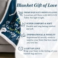 thumbnail image 5 of Sister Blanket - Gorgeous Sister Blankets from Sister with Thick Double Layered Sherpa and Fleece Fabric | Cuddly Sisters Gifts from Sister with Heartfelt Message |Blue 50x60, 5 of 6