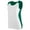 Dark Green, White, variant on Ladies Wicking Poly/Span Mesh Racerback Jersey 329