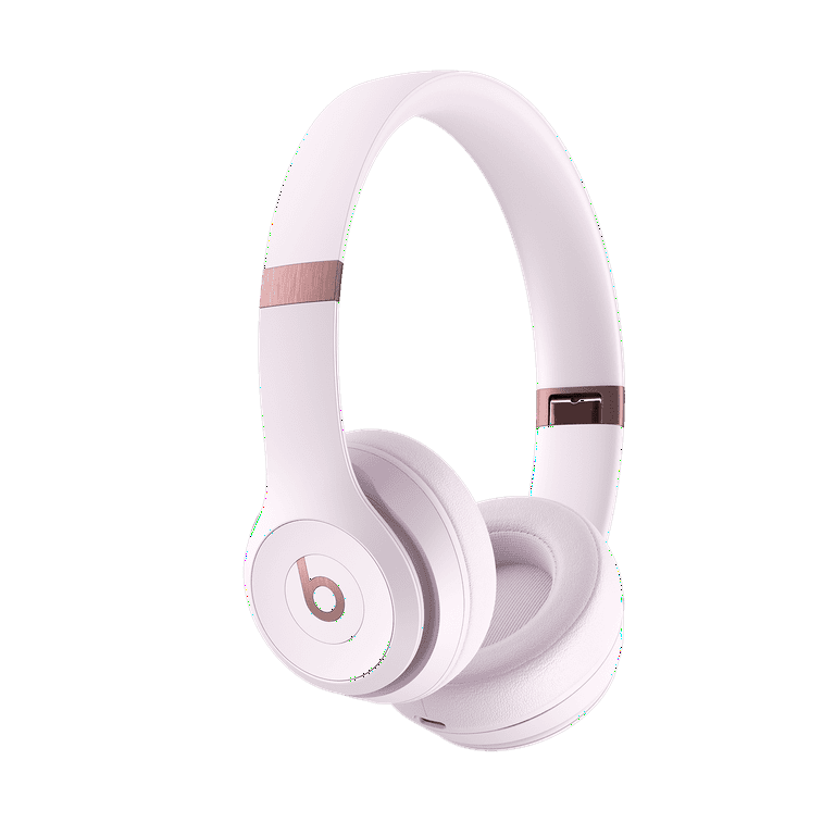 Restored Beats Solo 4 - Wireless Bluetooth On-Ear Headphones, Apple & Android Compatible, Up to 50 Hours of Battery Life - Cloud Pink (Like New) (Refurbished)