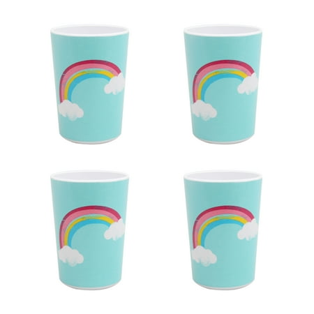 - Mainstays Kids 4 Pack Melamine Cup, Multiple Prints
